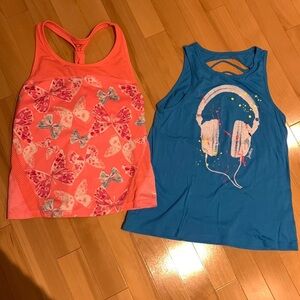 2 Tank tops - Gymboree & Justice - size YL (10/12)